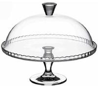 Vassoio con piede e cupola in vetro d32 alzata espositore dolce o salato buffet