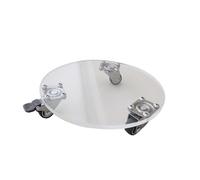 Vassoio contenitore mobile con ruota, resistente, arrotolato, quadrato, per interni, per riporre balcone, giardinaggio, vassoio portatile per piante