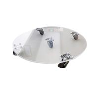 Vassoio contenitore mobile con ruota, resistente, arrotolato, quadrato, per interni, per riporre balcone, giardinaggio, vassoio portatile per piante