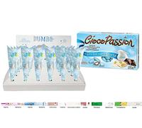 Vassoio Crowner Porta Bomboniere Disney set fai da te + coni + Confetti (Dumbo Celeste)