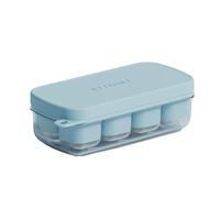 Vassoio Cubetto Di Ghiaccio Quadrato Con Coperchio Per Congelare Silicone Cubetti Di Ghiaccio Stampo Per Alimenti Per L'infanzia Per Raffreddare E Bevande Della Cucina Con Coperte