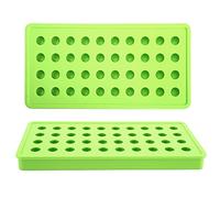 Vassoio Cubi di Ghiaccio, 40 Buchi Flessibili in Silicce Glace Maker Stampo Cubi di Ghiaccio Rotondo Cubetti Stampo Vassoio Cubess per Bar, Hotel, Ristorante Uso (GREEN)