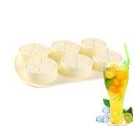 Vassoio cubo in silicone, stampo dal produttore di cubi | 6 cavità Molud in silicone a forma di frutta | Forme di stampi al cioccolato a rilascio facile per fondente, top per cupcake,