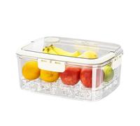 Vassoio da contenitore grande capacità trasparente trasparente | Contenitore trasparente per snack, frutta, bacche, verdure
