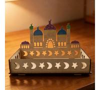 Vassoio da dessert Ramadan Islam Eid Mubarak Vassoio da portata per tavolo Eid