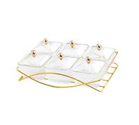 Vassoio da portata con noci e caramelle con coperchio e manico per antipasti