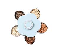 Vassoio da portata diviso con spilla a S e snack, comodo accesso, 27 x 2 cm, scatola per snack pigri, scatola da viaggio, compatta, per caramelle, cioccolato, biscotti, noci, casa, dormitorio, ufficio