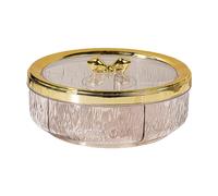 Vassoio da portata diviso, vassoio rotante per noci secche per il soggiorno