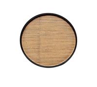 Vassoio da portata for banchetti in legno tè Piatto di decorativo frutta verdure Caffè Pane Dessert Torta Tagliere per Food(D 23X23X2.5CM)