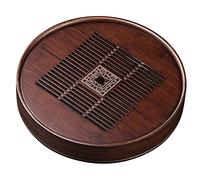 Vassoio da Portata Giapponese in bambù per Accessori da tè Kung Fu Cinese con Contenitore per l'acqua e Vassoio Decorativo per Il drenaggio