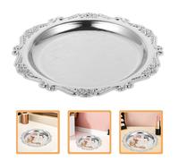 Vassoio da portata in argento da 3 pezzi: piatto da dessert - organizer per