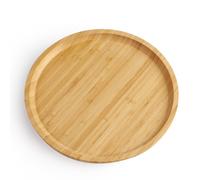 Vassoio da portata in bambù originale per colazione cena per frutta 20 25 30 cm