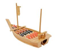 Vassoio da portata in bambù per sushi, 80 cm, per piatti da ristorante, grandi piatti per sushi, barca da sushi, piatto da portata per feste, buffet, eventi festivi, cene