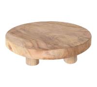 Vassoio da portata in legno con gambe, 30 cm