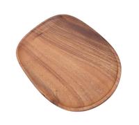 Vassoio da portata in legno di noce, piatto per antipasti irregolari, con teglia da caffè decorativa per piatti snack in legno (tipo 2)