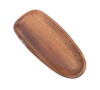 Vassoio da portata in legno di noce, piatto per antipasti irregolari, con teglia da caffè decorativa per piatti snack in legno (tipo 1)