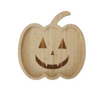 Vassoio da portata in legno per Halloween, a tema fantasma e, tagliere con manici, tagliere multiuso per carne, formaggio, pane, frutta, verdura | Cucina