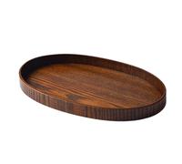 Vassoio da portata in legno, piatto da tè e caffè per centrotavola per