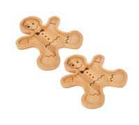 Vassoio da portata in pan di da 2 pezzi: vassoio natalizio in pan di