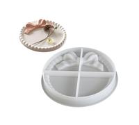 Vassoio da portata in silicone adatto ai principianti stampi decorativi per progetti creativi in resina e sottobicchieri per frutta stampi flessibili in resina siliconica