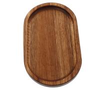 Vassoio Da Portata Ovale Piccolo Supporto Per Il Display in Legno