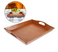 Vassoio Da Portata Rettangolare Di Frutta Bancone Della Cucina Piccolo Legno