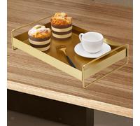 Vassoio da portata rettangolare Piatto di lusso per tavolino da tè e bagno