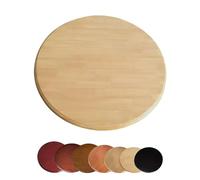 Vassoio Da Portata Rotondo 80cm Giradischi Girevole In Legno, Grande Piatto Girevole per Tavolo Da Pranzo, Piatto Di Servizio Centrotavola, Legno Naturale(Wood,80cm/24in)