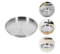 Vassoio Da Portata Rotondo Piastra in Acciaio Inossidabile Piatto Della Cena