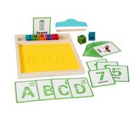 Vassoio da scrittura con sabbia per bambini, in legno, gioco sensoriale per l'apprendimento delle parole, asilo, educazione speciale, classe, ragazze, figlio, figlia