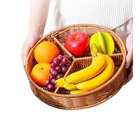 Vassoio da scrivania per tabletop, 3 griglie, organizer vintage da cucina | Reusable Desktop Design, Living Room Accent, Bedroom Catchall Tray, Home Decor Essential for Keys Jewelry Mail