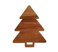 Vassoio da servizio di Natale in legno, tagliere a forma di albero di Natale, vassoio da portata in legno per albero di Natale, tagliere per carne, frutta e verdura