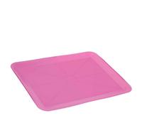 Vassoio da servizio Paperino 30x40 cm in plastica rigida rosa