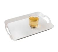 Vassoio da servizio, rettangolare per snack, antiscivolo, con manici per colazione, soggiorno, pic-nic, buffet, matrimoni, cucina esterna, sala da pranzo caffè