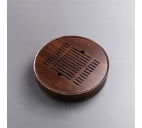 Vassoio da tè cinese in bambù naturale per il drenaggio dell'acqua, set da tè per kung fu, vassoio da tè per uso domestico, vassoio per lo scarico della tazza, set da viaggio per gli amanti del tè (26