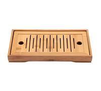 Vassoio da tè cinese, mini tavolino da tè in bambù Gongfu con serbatoio per l'acqua, per casa e ufficio