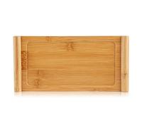 Vassoio da tè in bambù Kung Fu elegante e multiuso ideale per servire cibo e dessert accessorio da cucina durevole ed ecologico piatto in legno per tazze
