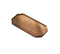 Vassoio Da Tè Vassoio da tè in noce nero, vassoio da tè in legno massello, piccolo tavolo da tè rettangolare, vassoio da tè Decorazione Vassoio