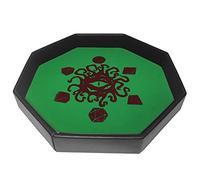 VASSOIO DADI EXTRA GRANDI FATE WATCHER in similpelle e velluto | COMPATIBILE con tutti i tipi di giochi da tavolo e di ruolo come D&D, Warhammer e The Call of Cthulhu (Verde)