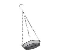 Vassoio d'attaccatura all'aperto del cibo dell'uccello con la progettazione della rete di vista per gli appassionati di uccelli del cortile Appeso Birdfeeder del ferro
