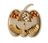 Vassoio decorativo in legno - Vassoio da portata per Halloween, elegante rustico da tavola, multiuso per feste, accessorio da cucina durevole | da portata per carne, fo