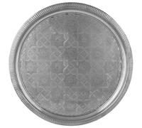 Vassoio Decorativo Orientale Nacera Argento 38Cm