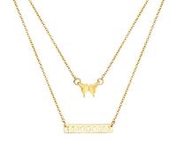 Vassoio Della Collana Moda e gioielli Collane e pendenti in lega europea americana a più strati Collana Di per Gli Uomini (gold, One Size)