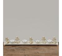 Vassoio di Candele 4er Portacandela Angelo Matrimonio Battesimo Comunione Advent