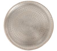 Vassoio di Candele Decorazione Metallo Ciotola Argento Alluminio,
