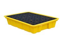 Vassoio di contenimento di caduta con la grata, pallet della prova della perdita per stoccaggio del tamburo, soluzione di sicurezza industriale