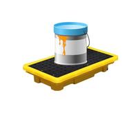 Vassoio di contenimento modulare per fuoriuscite di petrolio con griglia anti-perdita, pallet anti-perdita per una gestione efficiente dei serbatoi di petrolio, soluzione definitiva per la prevenzio