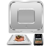 Vassoio di cottura per friggitrice ad aria CHEFMAN XL 10L multifunzione digitale friggitrice ad aria, 22,9 x 22,8 cm, per uso alimentare, antiaderente, parti di ricambio per griglia, piastra