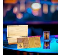 Vassoio di design per ghiaccio, grande stampo quadrato per whisky, stampi per cubetti di ghiaccio moderni, per cocktail di ghiaccio trasparenti, motivo personalità, piastra di stampa veloce