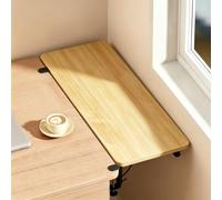 Vassoio di estensione da tavolo pieghevole con clip, estensione da tavolo, supporta braccio, espande lo spazio sulla scrivania, adatto per scrivanie di casa/ufficio/compute Natural 70*25cm/27.6*9.8in